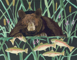 Bear with Trout