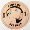 Pit Bull Dog plaque