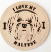 Maltese Dog Plaque