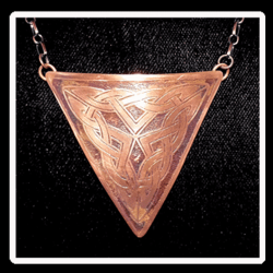 Copper Celtic Knot Necklace