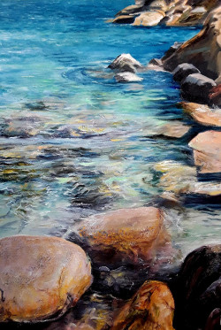 [Water on the Rocks] you can order a print for 20. or 30. or an embellished canvas Giclee in any size