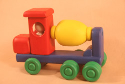 MIDSIZE TOY CEMENT TRUCK